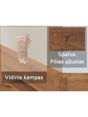 Grindjuostė termoplasto Vox, (106) pilies ąžuolas | Kampas SMART FLEX / IZZI vidinis