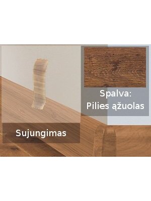 Grindjuostė termoplasto Vox, (106) pilies ąžuolas | Sujungimas SMART FLEX / IZZI Grindjuostė termoplasto Vox, (106) pilies ąžuolas | Sujungimas SMART FLEX / IZZI