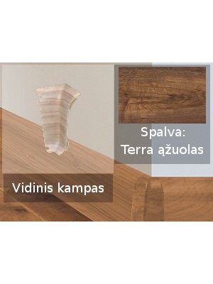 Grindjuostė termoplasto Vox, (107) ąžuolas terra | Kampas SMART FLEX / IZZI vidinis Grindjuostė termoplasto Vox, (107) ąžuolas terra | Kampas SMART FLEX / IZZI vidinis
