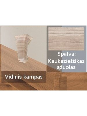 Grindjuostė termoplasto Vox, (108) Kaukazietiškas ąžuolas | Kampas SMART FLEX / IZZI vidinis