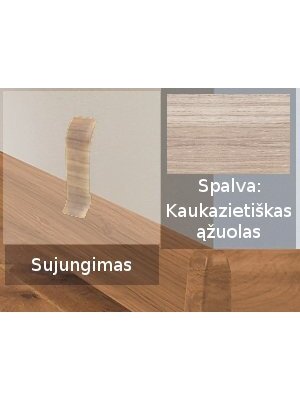Grindjuostė termoplasto Vox, (108) Kaukazietiškas ąžuolas | Sujungimas SMART FLEX / IZZI