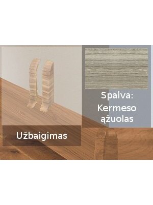 Grindjuostė termoplasto Vox, (109) kermeso ąžuolas | Užbaigimas SMART FLEX / IZZI, dešininis; kairinis