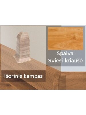 Grindjuostė termoplasto Vox, (24) šviesi kriaušė | Kampas SMART FLEX / IZZI, išorinis