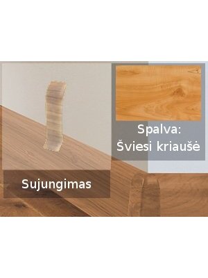 Grindjuostė termoplasto Vox, (24) šviesi kriaušė | Sujungimas SMART FLEX / IZZI Grindjuostė termoplasto Vox, (24) šviesi kriaušė | Sujungimas SMART FLEX / IZZI