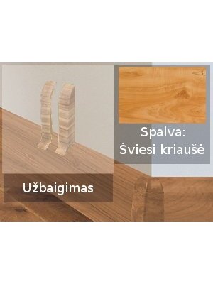 Grindjuostė termoplasto Vox, (24) šviesi kriaušė | Užbaigimas SMART FLEX / IZZI, dešininis; kairinis Grindjuostė termoplasto Vox, (24) šviesi kriaušė | Užbaigimas SMART FLEX / IZZI, dešininis; kairinis
