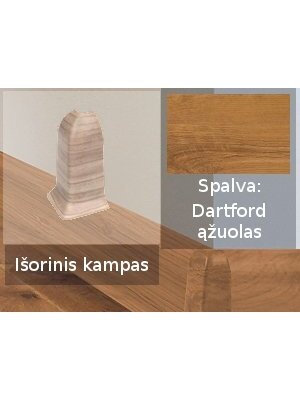Grindjuostė termoplasto Vox, (44) dartford ąžuolas | Kampas SMART FLEX / IZZI, išorinis Grindjuostė termoplasto Vox, (44) dartford ąžuolas | Kampas SMART FLEX / IZZI, išorinis