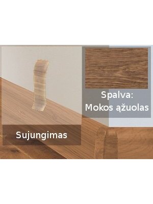 Grindjuostė termoplasto Vox, (58) mokos ąžuolas | Sujungimas SMART FLEX / IZZI