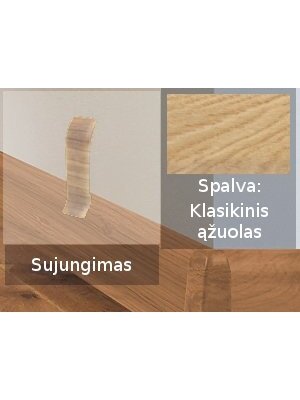 Grindjuostė termoplasto Vox, (60) klasikinis ąžuolas | Sujungimas SMART FLEX / IZZI
