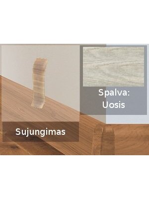 Grindjuostė termoplasto Vox, (61) uosis | Sujungimas SMART FLEX / IZZI Grindjuostė termoplasto Vox, (61) uosis | Sujungimas SMART FLEX / IZZI