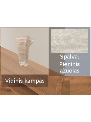 Grindjuostė termoplasto Vox, (62) pieninis ąžuolas | Kampas SMART FLEX / IZZI vidinis Grindjuostė termoplasto Vox, (62) pieninis ąžuolas | Kampas SMART FLEX / IZZI vidinis