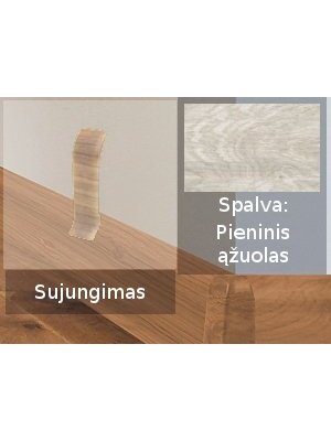 Grindjuostė termoplasto Vox, (62) pieninis ąžuolas | Sujungimas SMART FLEX / IZZI Grindjuostė termoplasto Vox, (62) pieninis ąžuolas | Sujungimas SMART FLEX / IZZI