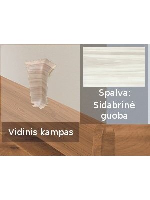 Grindjuostė termoplasto Vox, (71) sidabrinė guoba | Kampas SMART FLEX / IZZI vidinis