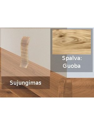 Grindjuostė termoplasto Vox, (73) guoba | Sujungimas SMART FLEX / IZZI Grindjuostė termoplasto Vox, (73) guoba | Sujungimas SMART FLEX / IZZI