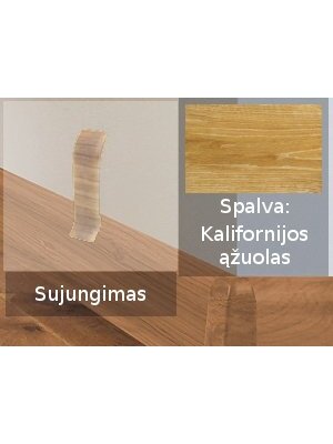 Grindjuostė termoplasto Vox, (85) kalifornijos ąžuolas | Sujungimas SMART FLEX / IZZI