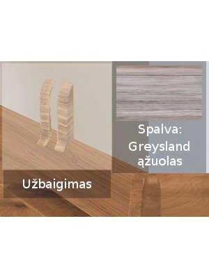Grindjuostė termoplasto Vox, (88) greysland ąžuolas | Užbaigimas SMART FLEX / IZZI, dešininis; kairinis Grindjuostė termoplasto Vox, (88) greysland ąžuolas | Užbaigimas SMART FLEX / IZZI, dešininis; kairinis