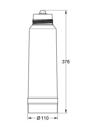 GROHE Blue 5-ių pakopų vandens filtras M-Size 1500 ltr. 1