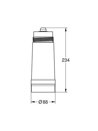 GROHE Blue 5-ių pakopų vandens filtras S-Size 600l. 1