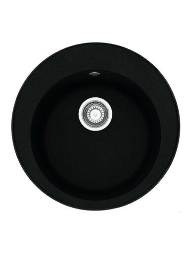 Granitinė plautuvė Franke Ronda, ROG 610-41, užkemšamas ventilis, Onyx Granitinė plautuvė Franke Ronda, ROG 610-41, užkemšamas ventilis, Onyx
