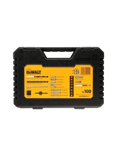 Grąžtų ir sukimo antgalių komplektas Dewalt, 100 vnt.