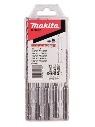 Grąžtų rinkinys Makita Nemesis 2, B-58992, 5vnt.