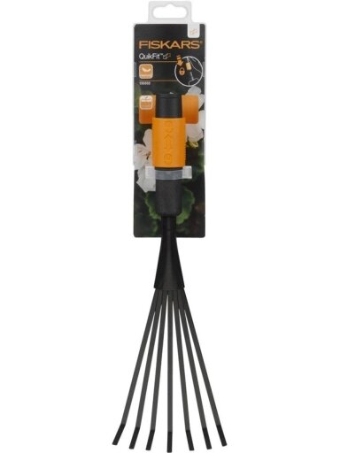 Grėblys vėduoklinis Fiskars QuickFit Flower 135552, 320 mm Grėblys vėduoklinis Fiskars QuickFit Flower 135552, 320 mm
