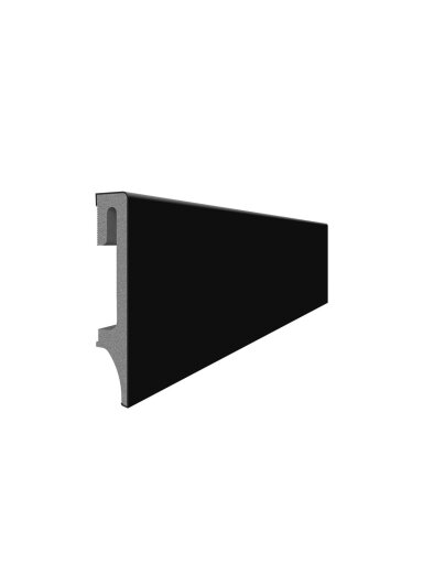 Grindjuostė ESPUMO (ESP206) juoda | 80mm, 2.4m Grindjuostė ESPUMO (ESP206) juoda | 80mm, 2.4m
