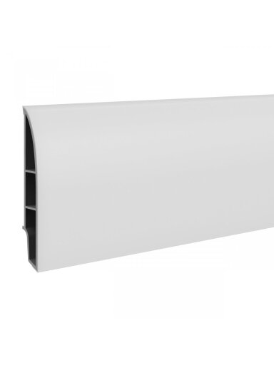 Grindjuostė SEMPLA 708 balta Vox | 80mm, 2,4m Grindjuostė SEMPLA 708 balta Vox | 80mm, 2,4m