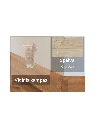 Grindjuostė termoplasto Vox, (04) klevas | Kampas SMART FLEX / IZZI vidinis