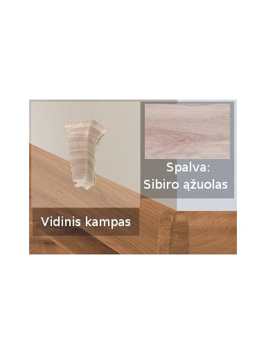 Grindjuostė termoplasto Vox, (101) sibiro ąžuolas | Kampas SMART FLEX / IZZI vidinis