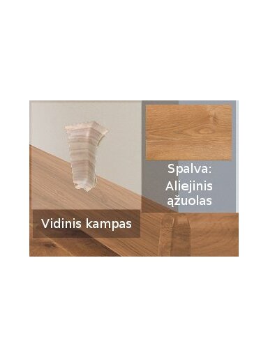 Grindjuostė termoplasto Vox, (105) aliejinis ąžuolas | Kampas SMART FLEX / IZZI vidinis