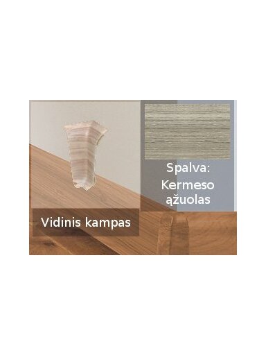 Grindjuostė termoplasto Vox, (109) kermeso ąžuolas | Kampas SMART FLEX / IZZI vidinis