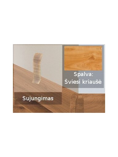 Grindjuostė termoplasto Vox, (24) šviesi kriaušė | Sujungimas SMART FLEX / IZZI