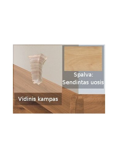 Grindjuostė termoplasto Vox, (34) sendintas uosis | Kampas SMART FLEX / IZZI vidinis