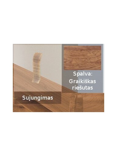 Grindjuostė termoplasto Vox, (46) graikiškas riešutas | Sujungimas SMART FLEX / IZZI