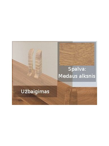 Grindjuostė termoplasto Vox, (59) medaus alksnis | Užbaigimas SMART FLEX / IZZI, dešininis; kairinis