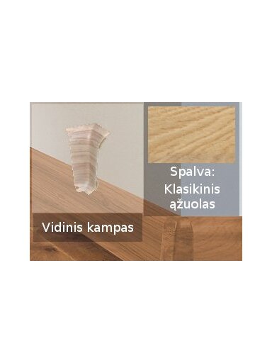 Grindjuostė termoplasto Vox, (60) klasikinis ąžuolas | Kampas SMART FLEX / IZZI vidinis