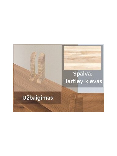 Grindjuostė termoplasto Vox, (72) hartley klevas | Užbaigimas SMART FLEX / IZZI, dešininis; kairinis