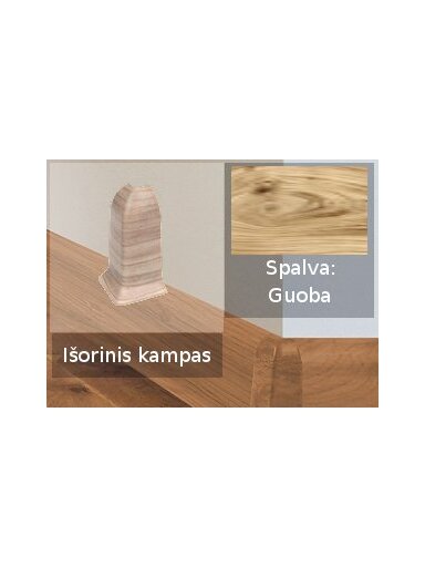 Grindjuostė termoplasto Vox, (73) guoba | Kampas SMART FLEX / IZZI, išorinis