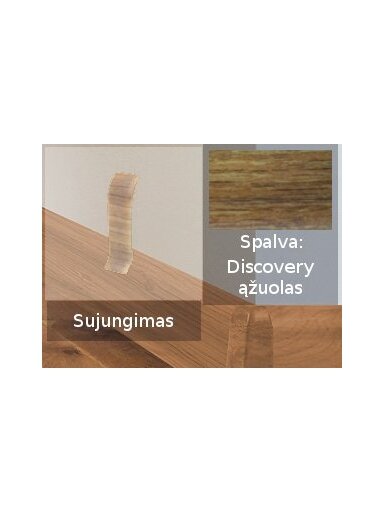 Grindjuostė termoplasto Vox, (76) discovery ąžuolas | Sujungimas SMART FLEX / IZZI