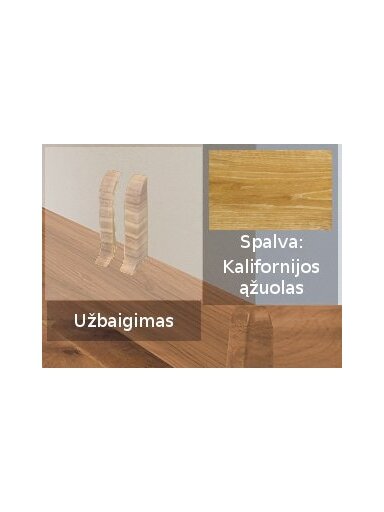 Grindjuostė termoplasto Vox, (85) kalifornijos ąžuolas | Užbaigimas SMART FLEX / IZZI, dešininis; kairinis