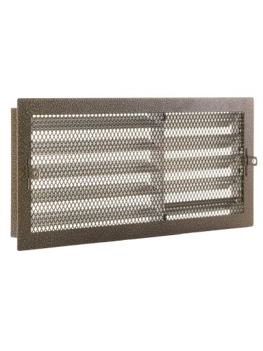 Grotelės G10ŽT 400x180 žalvaris