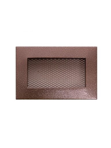 Grotelės židiniui HEARTH, vario spalvos, 110 x 170 mm