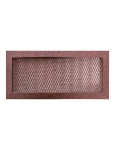 Grotelės židiniui HEARTH, vario spalvos, 170 x 370 mm
