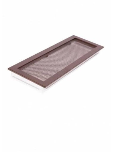 Grotelės židiniui HEARTH, vario spalvos, 170 x 490 mm