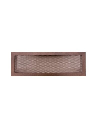 Grotelės židiniui HEARTH, vario spalvos, 170 x 490 mm