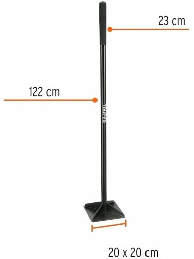 Grunto tankintuvas Truper, 20 x 20 x 122 cm