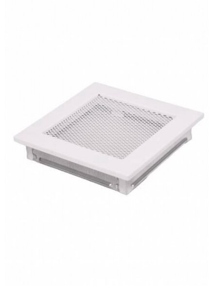 Grotelės židiniui HEARTH, baltos, 170 x 170 mm 1