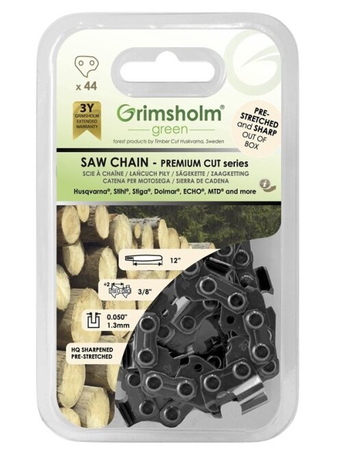Grandininių pjūklų grandinė CUT44, 3/8", 44