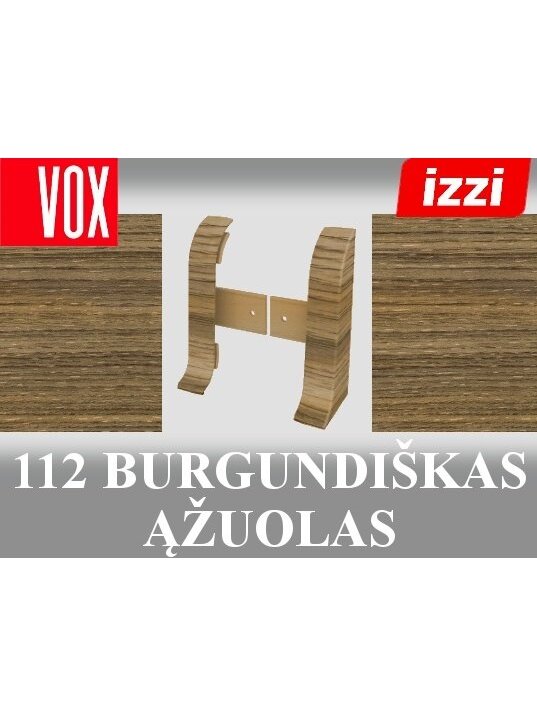 Grindjuostė termoplasto Vox, (112) burgundiškas ąžuolas | Užbaigimas SMART FLEX / IZZI, dešininis; kairinis Grindjuostė termoplasto Vox, (112) burgundiškas ąžuolas | Užbaigimas SMART FLEX / IZZI, dešininis; kairinis