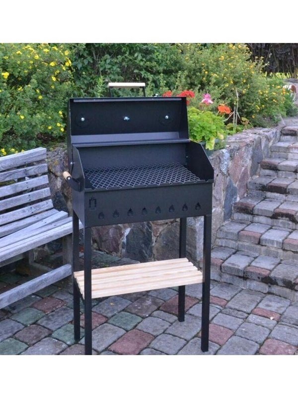 Grilis Abas Smokehouse, juoda, 80 cm 1